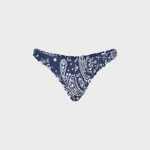 Recycled Material Miaou Rio Bikini Bottom - Bandana Navy