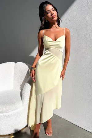 With its simple and clean design this dress makes a chic statement wherever you go Talena Dress - Yellow