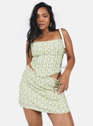 Misuraca Mini Skirt Multi Chill Mood Fashion Week Ready