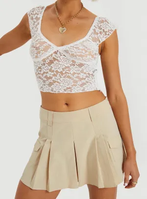 Mood Outfit Millz Cargo Mini Skirt Beige