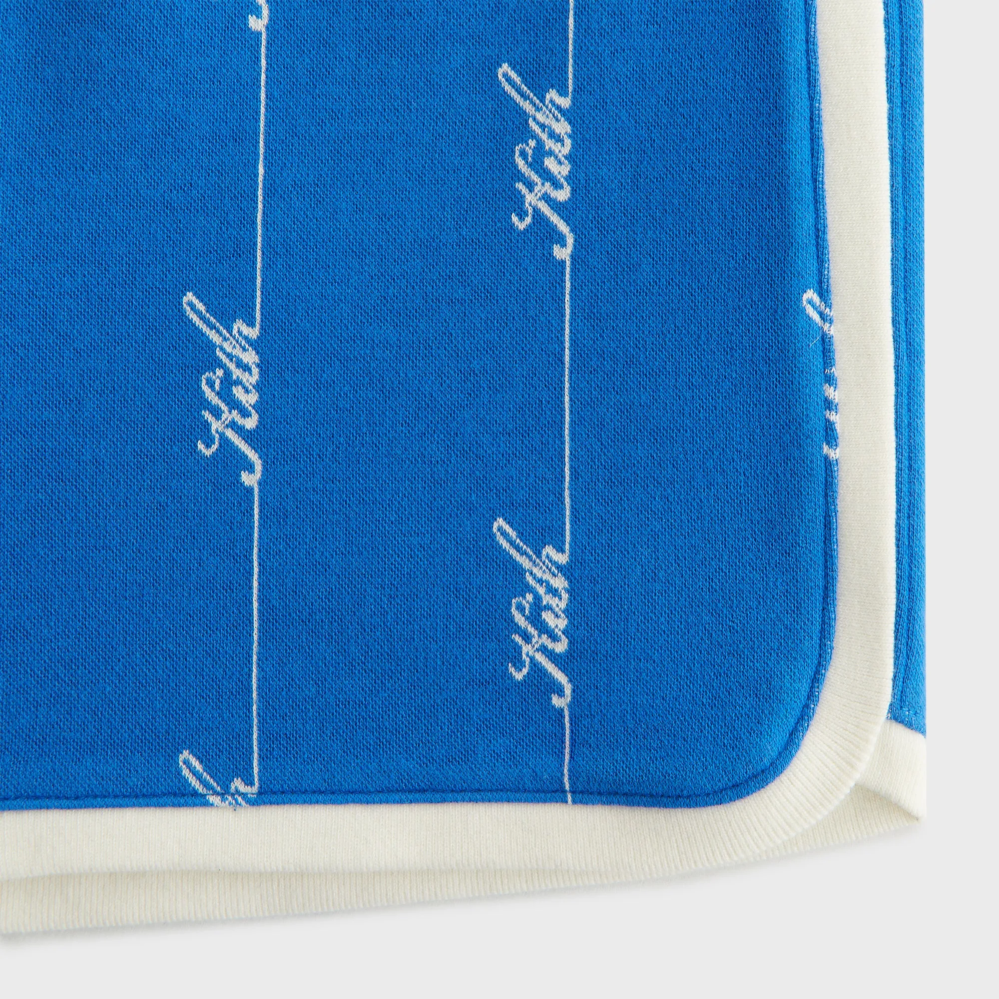 Kith Women Mica Pique Logo Knit Short - Royal swim shorts