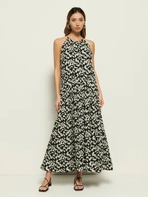 Pine Grove Star Trail Bell Maxi Dress