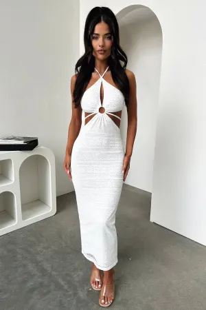 Timeless full-length outfit Neisha Maxi Dress - White