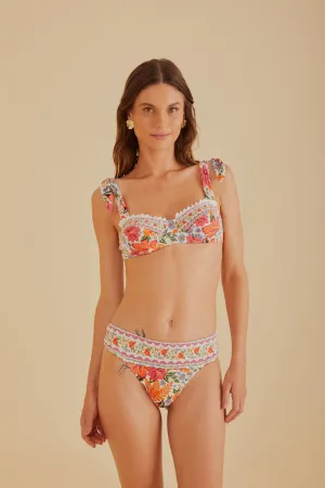 Bloom Garden Bikini Bottom Soft Jersey