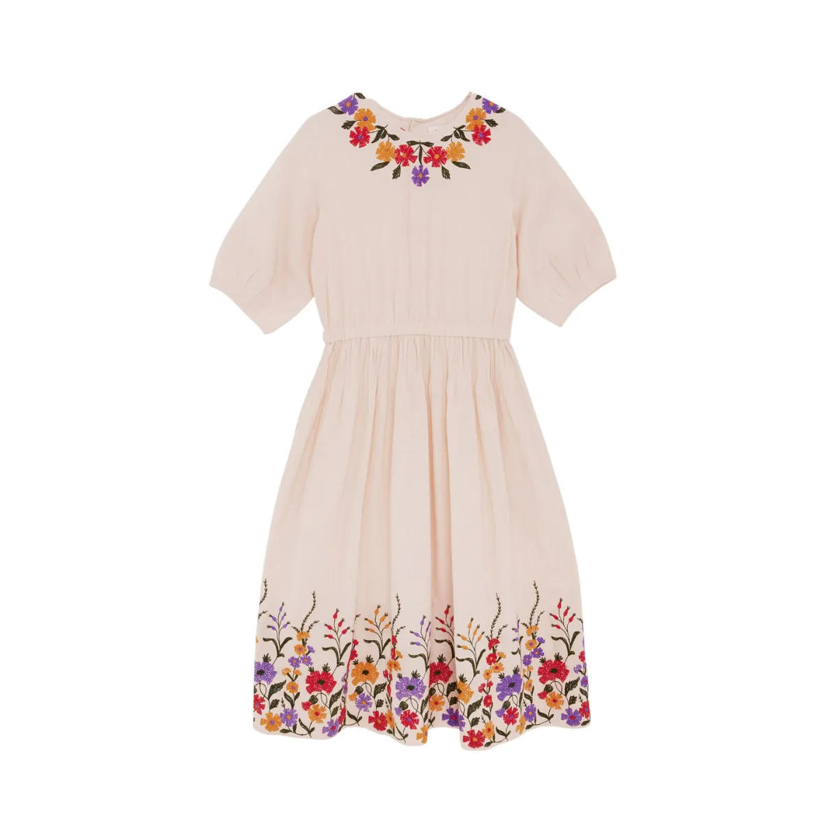 Pink Garden Dress Sun shield