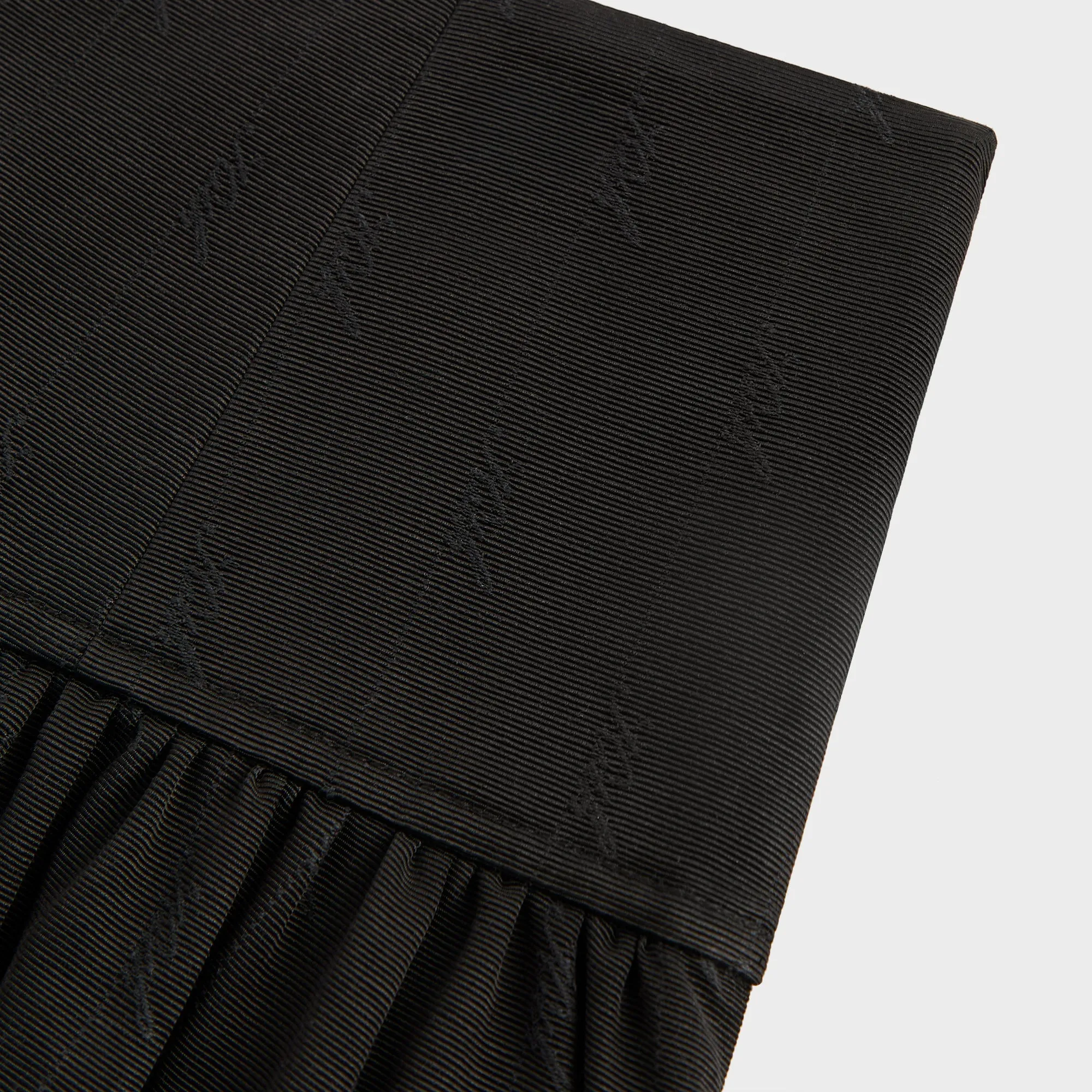 Casual Edge Kith Women Riko Script Faille Mini Skirt - Black
