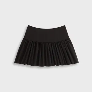 Resale Value Kith Women Riko Script Faille Mini Skirt - Black