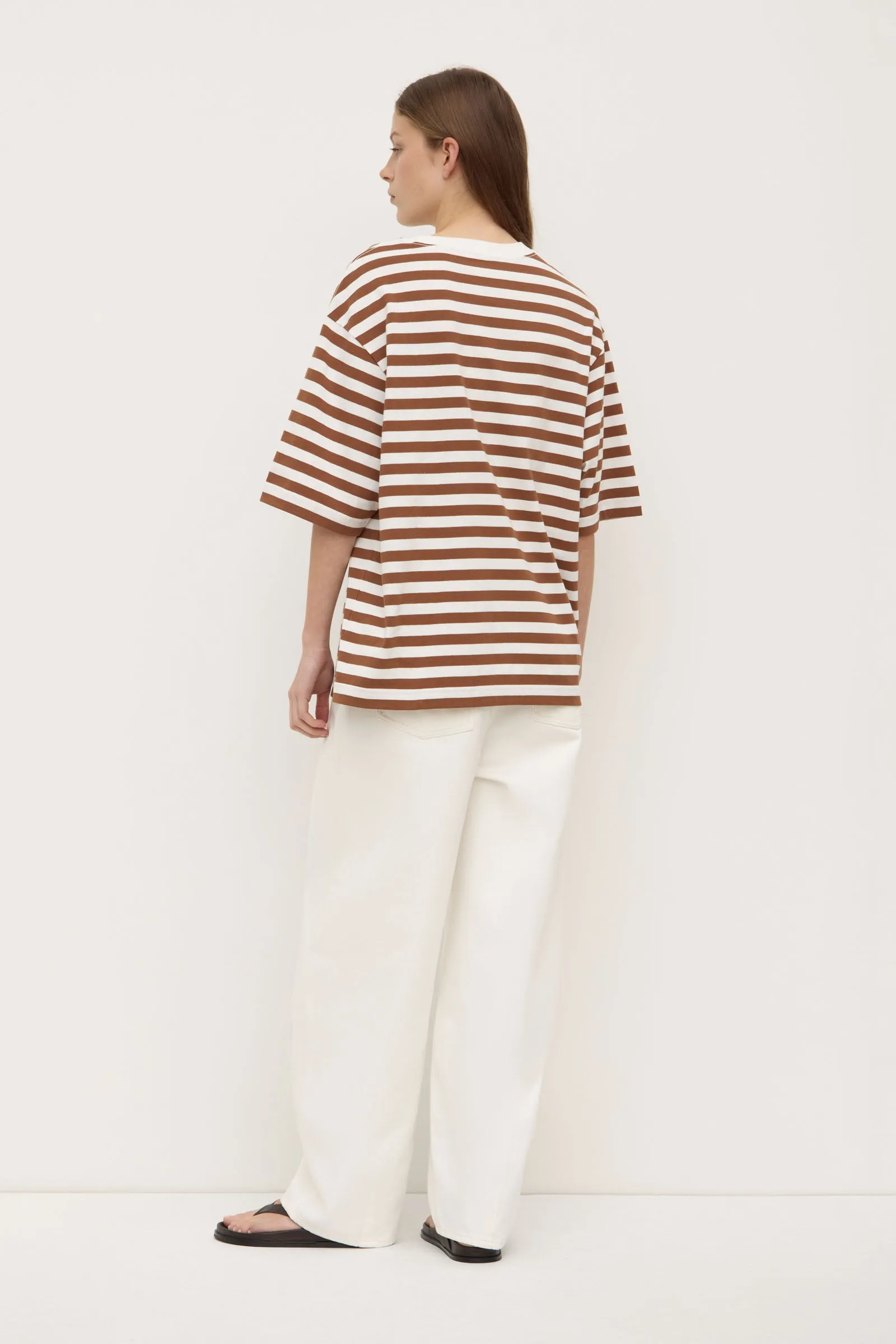 MachineWashable Fabric Icon Fit Monte Stripe Tee