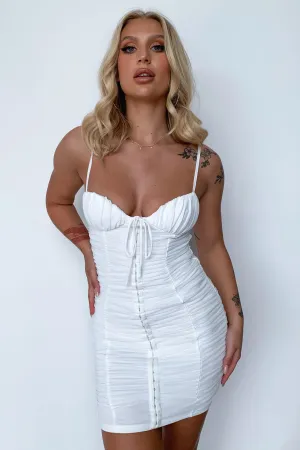 Ezra Dress - White Bold Silhouette Light Fresh