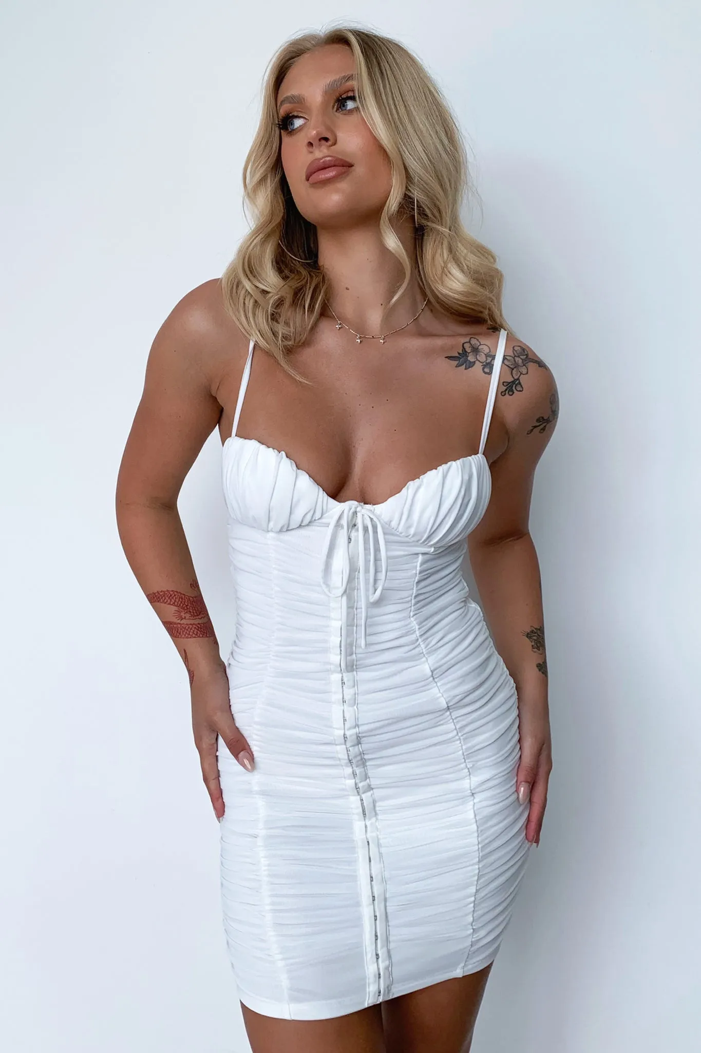 Ezra Dress - White Sexy Soul