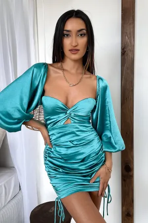 Porche Dress - Aqua Glow Fresh