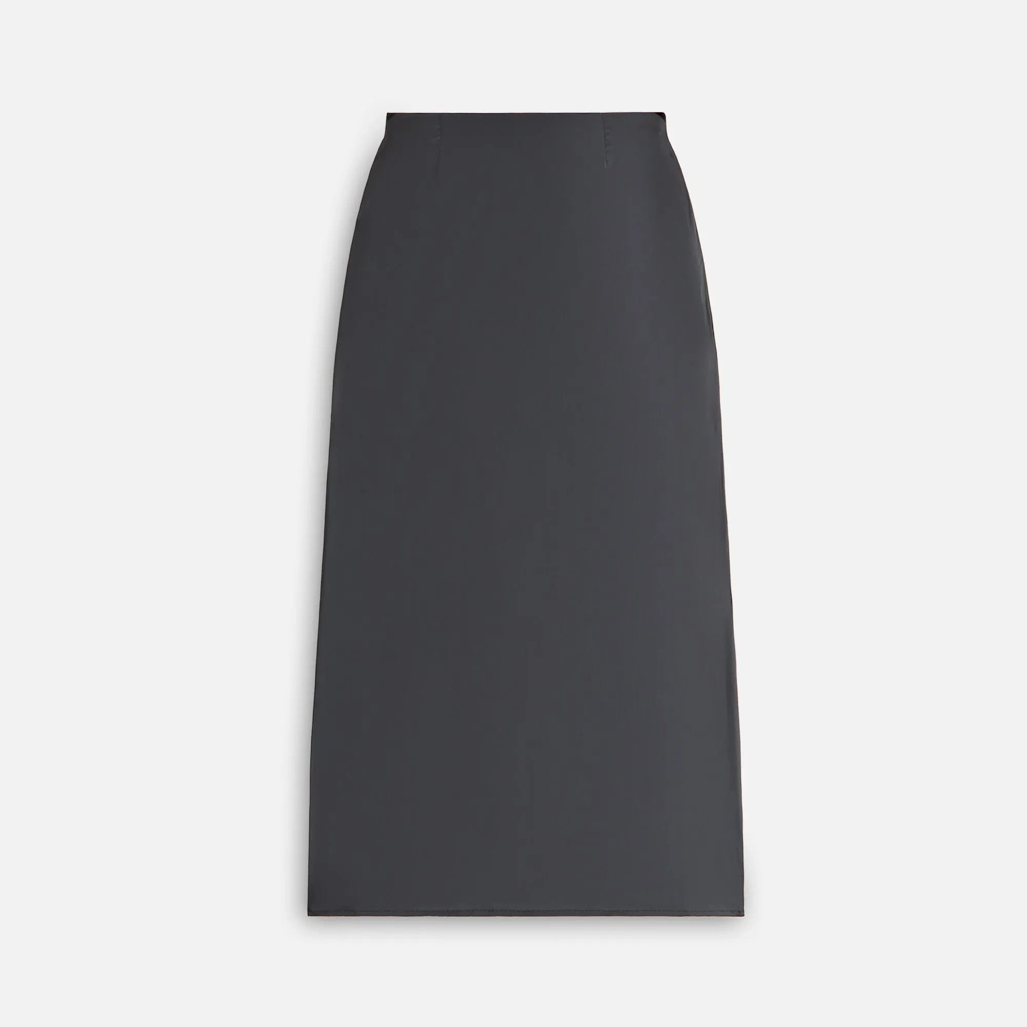 Basic Layers Weighted Hem Kith Women Kaya Stretch Satin Skirt - Void
