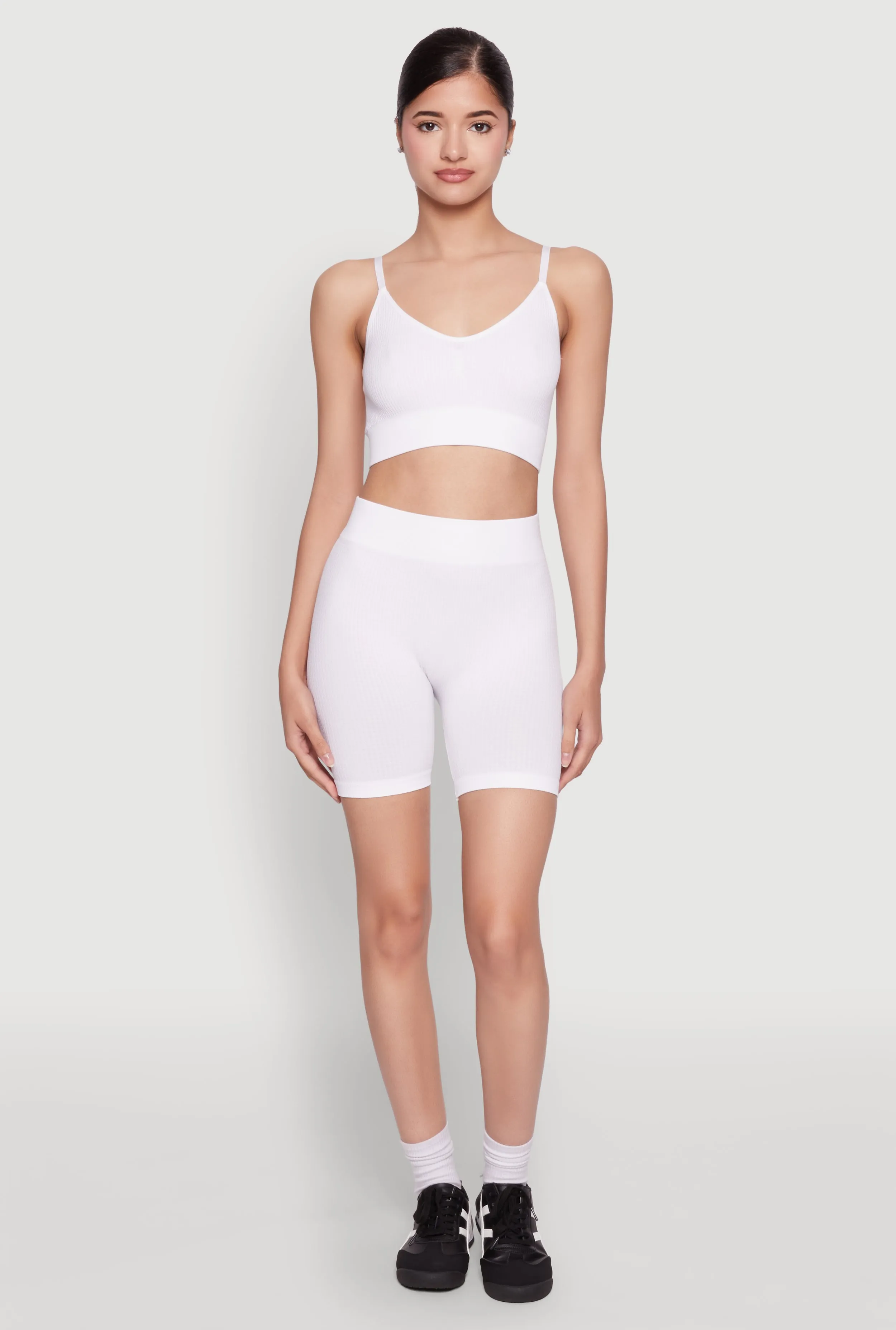 easy move Moisture Activated Cooling Textured Knit Crop Cami