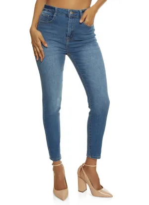 Sustainable Creative Look WAX Whiskered High Waist Skinny Ankle Jeans