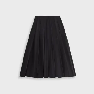 Kith Women Nadira Nylon Pleated Skirt - Black Everyday Comfort Functional Fashion