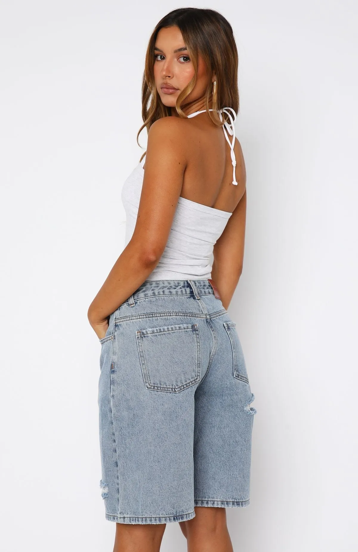 Gina Denim Shorts Light Blue Active Lifestyle