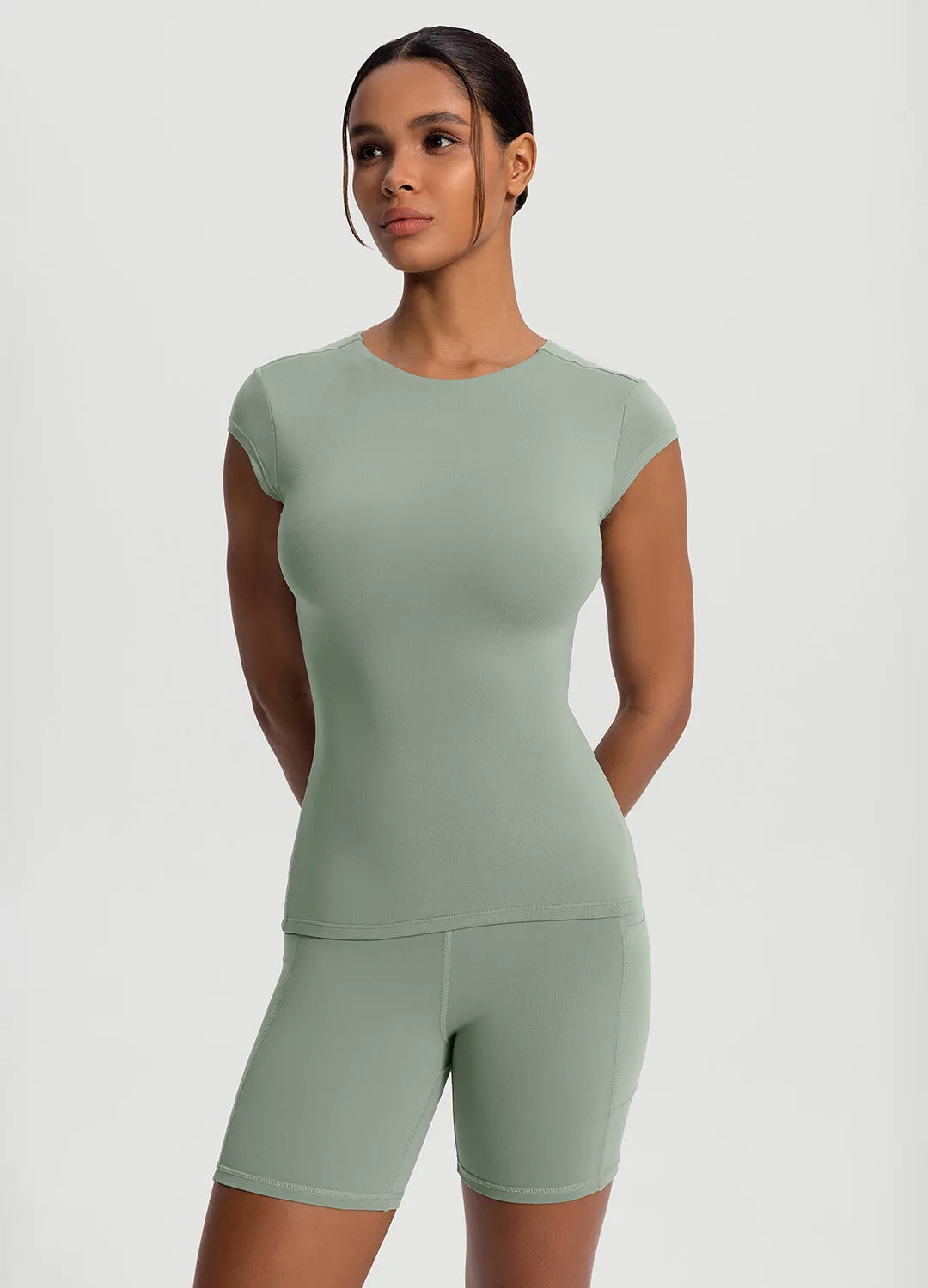 Comfy Casual Essential Fitted Tee
