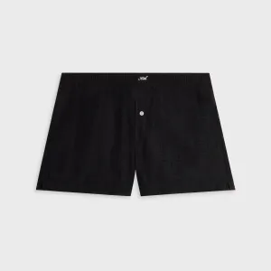 Sneakers UV Protective Coating Kith Women Ida II Clipped Jacquard Boxer Short - Black