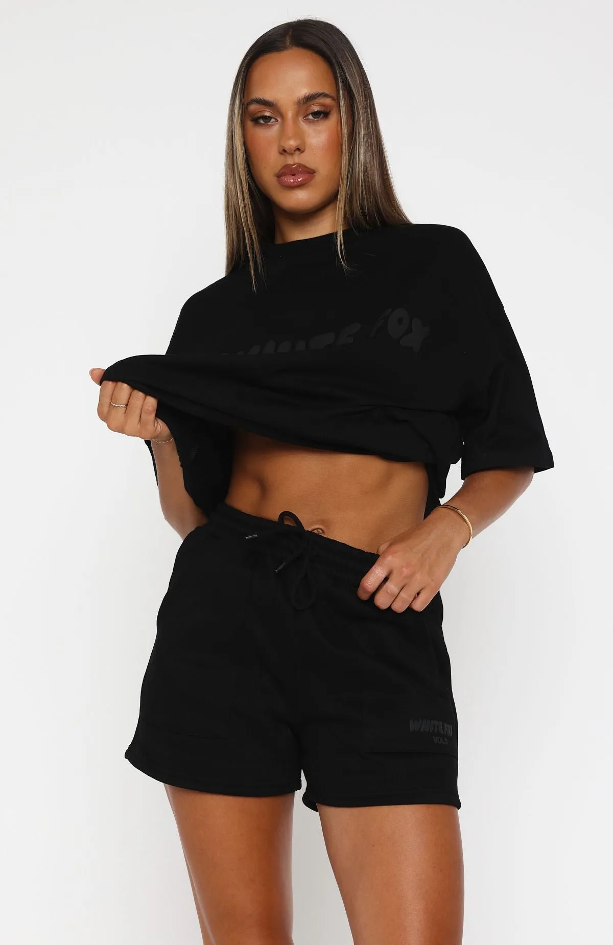 Offstage Lounge Shorts Onyx Sweat Resistant Coating