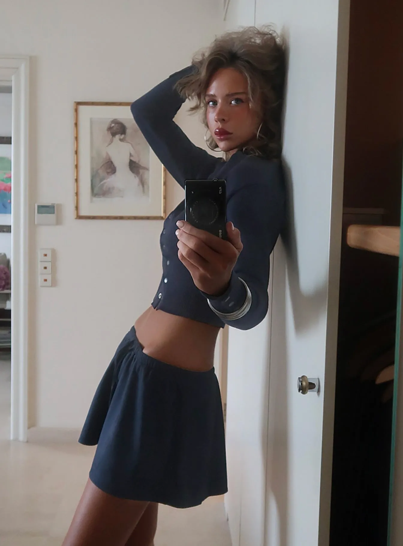 Ghost Mini Skirt Mineral Mix Culture Aesthetic Look