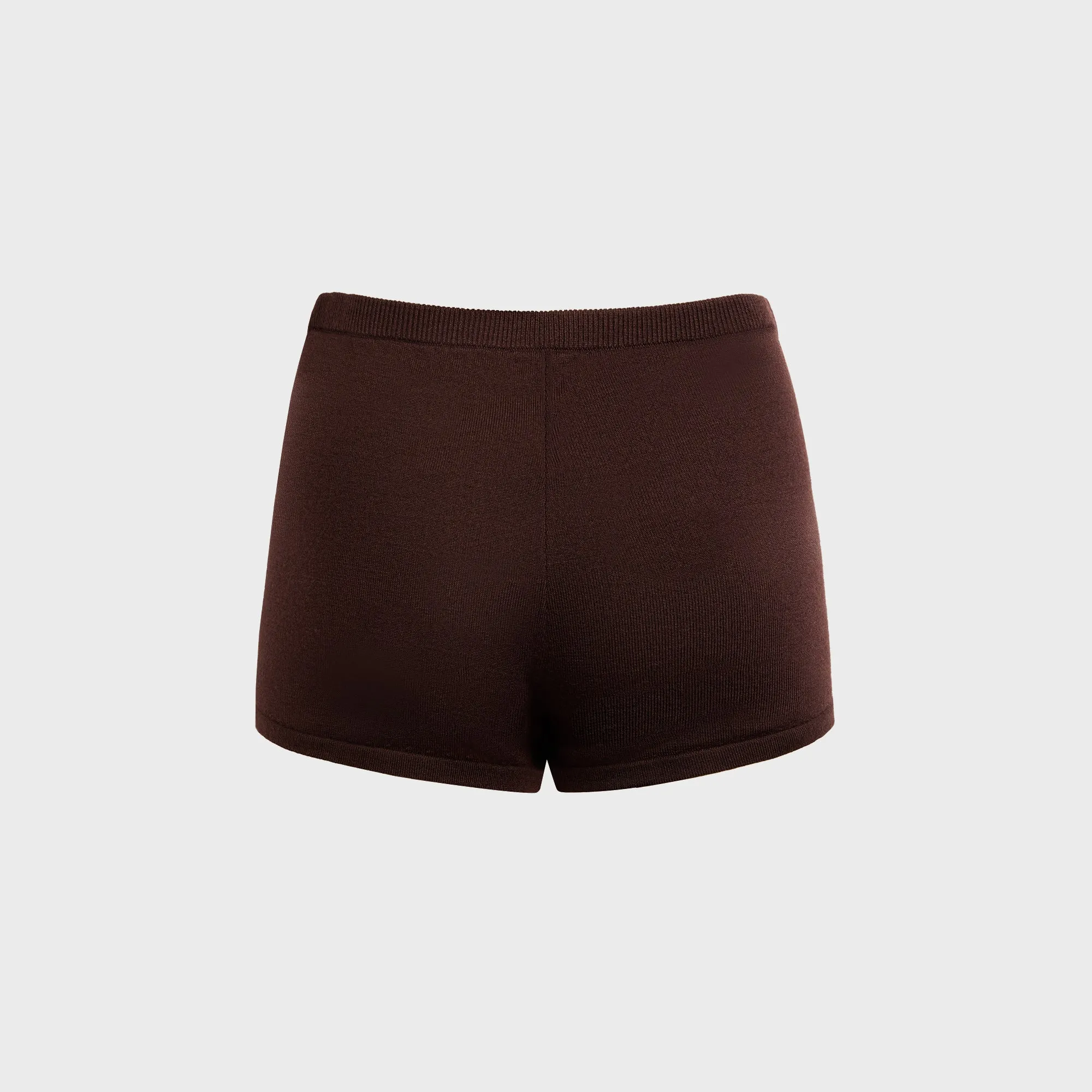 Dynamic Flex Zones Quick Adjust Fit Sandy Liang Hazy Knit Shorts - Brown
