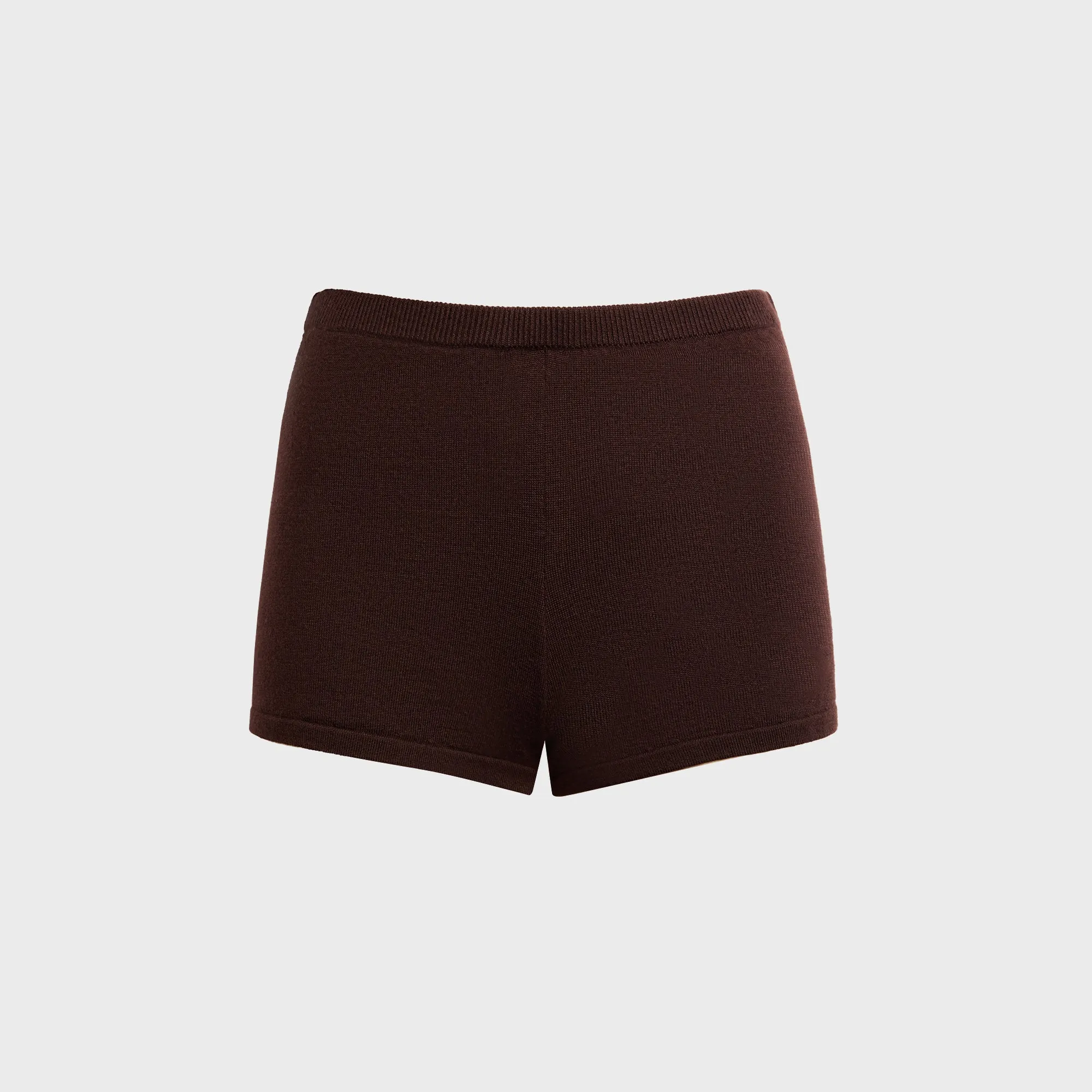 Sandy Liang Hazy Knit Shorts - Brown Comfortable Design