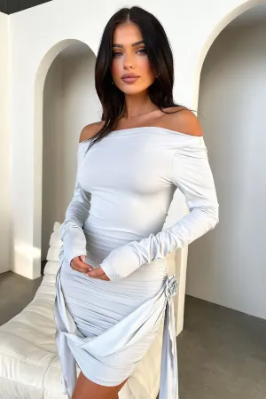Unlined Versions Soft fabric mini Lioness Glory Mini Dress - Grey