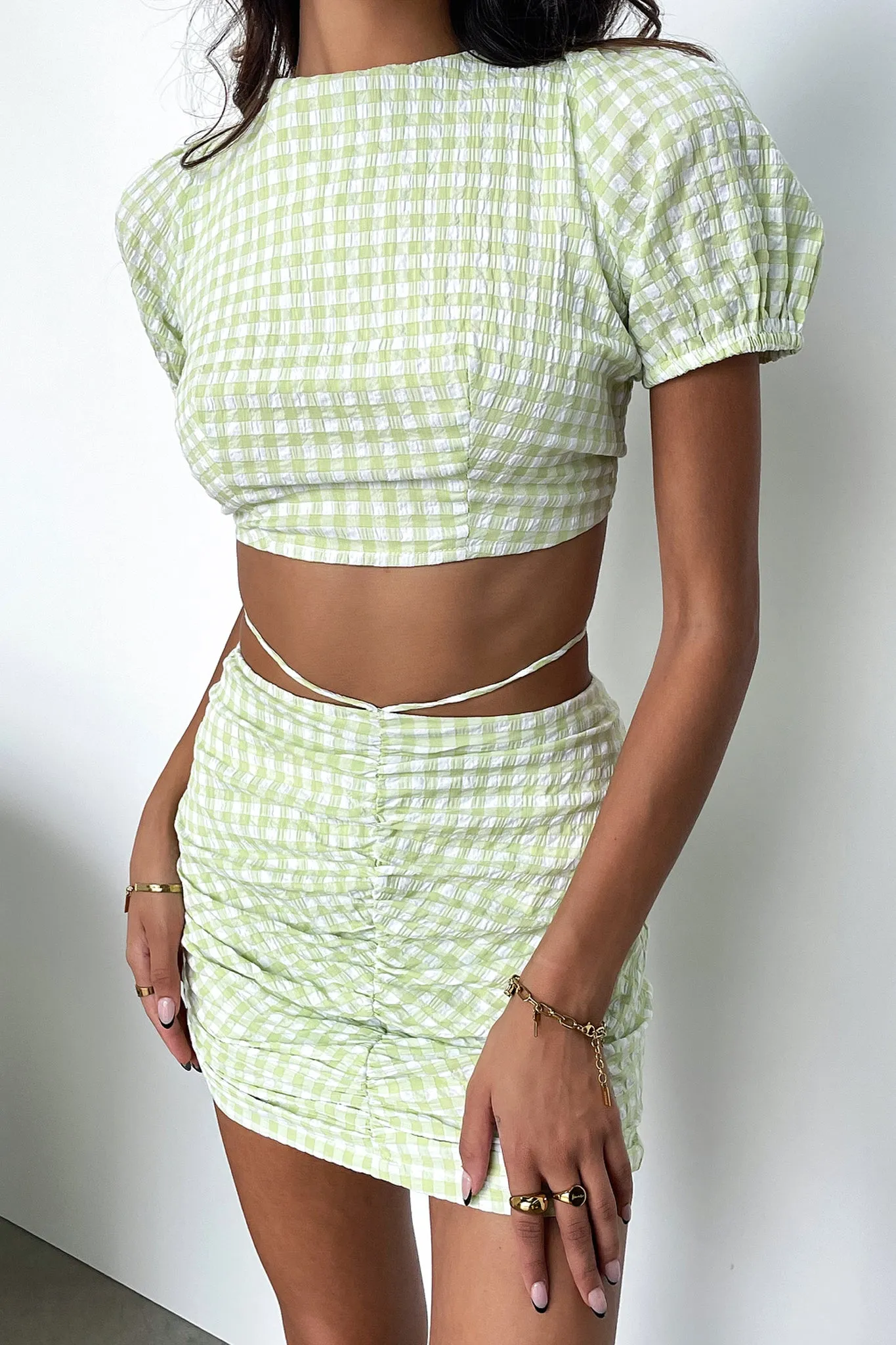 Chic Attire Year Round Style Gabby Skirt - Green