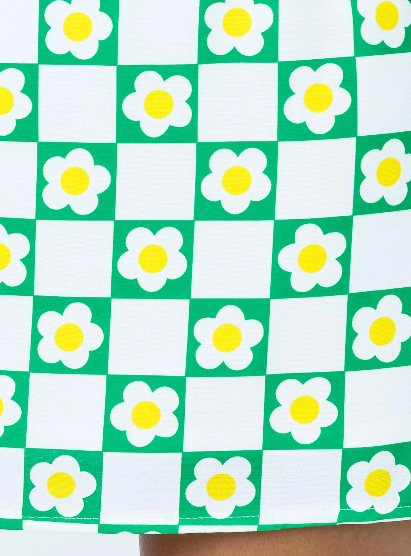 Selby Floral Mini Skirt Green Travel Influence