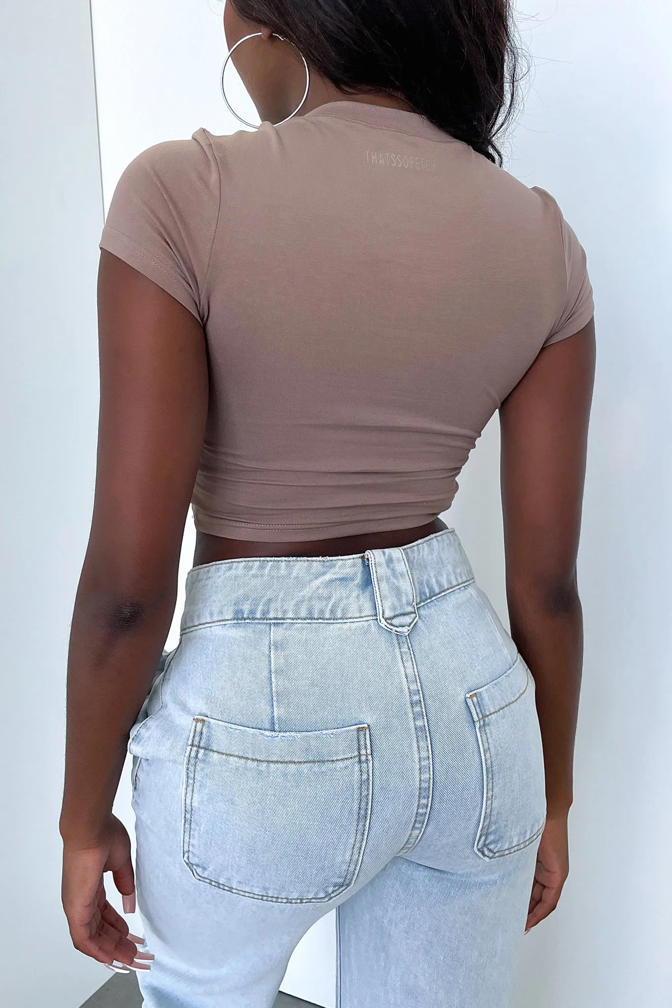 homecoming Lemar Baby Tee - Brown