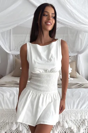 Body Hug Mara Dress - White