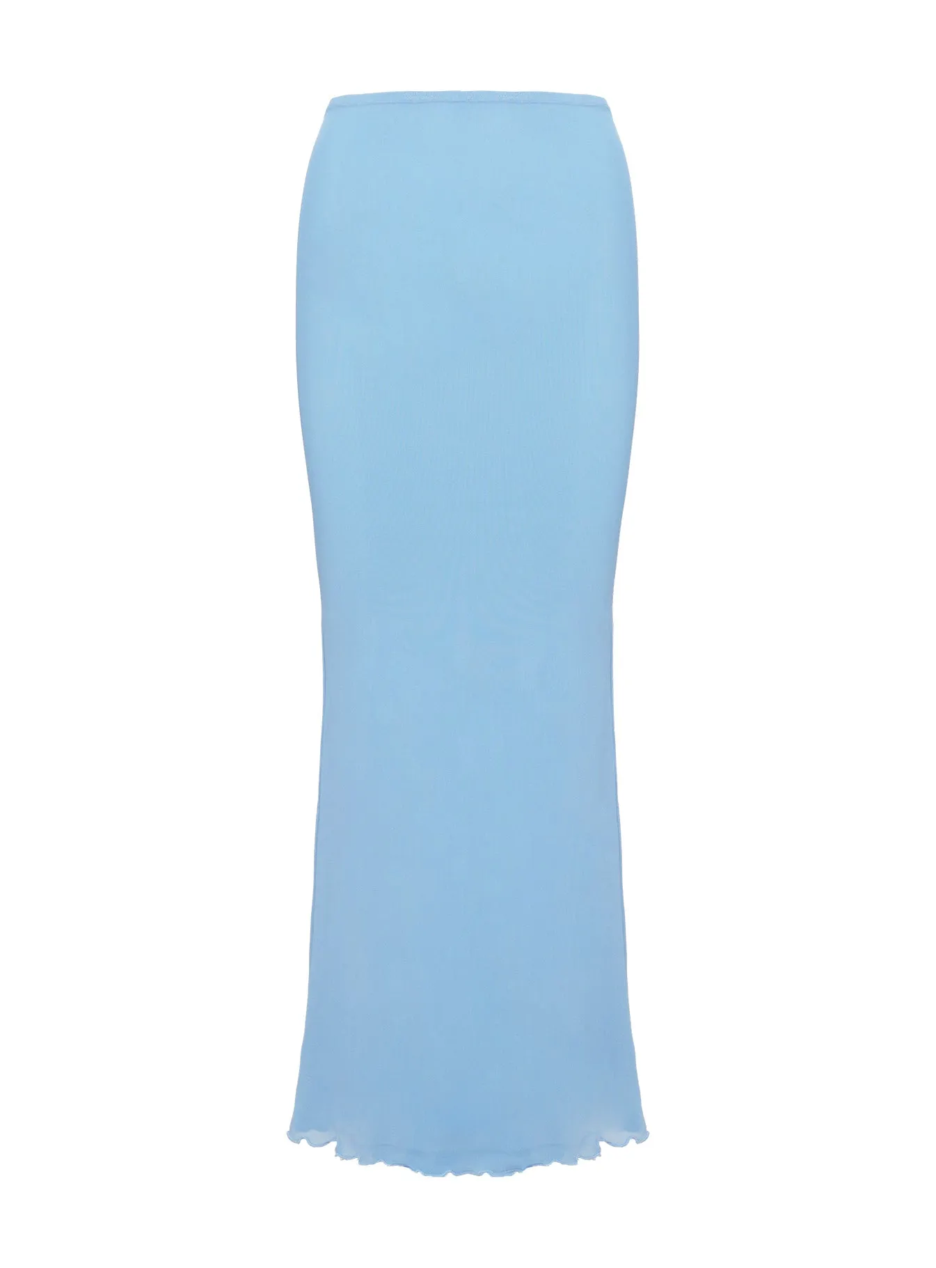 Slip Resistant Waist De Angelo Maxi Skirt Blue