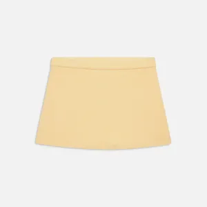 Contrast Panel Frankies Bikinis Marialla Cloud Knit Skort - Vanilla Sugar