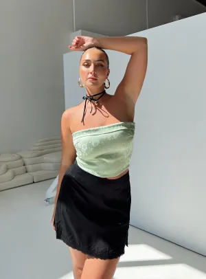 Peridot Mini Skirt Black Chafe Resistant