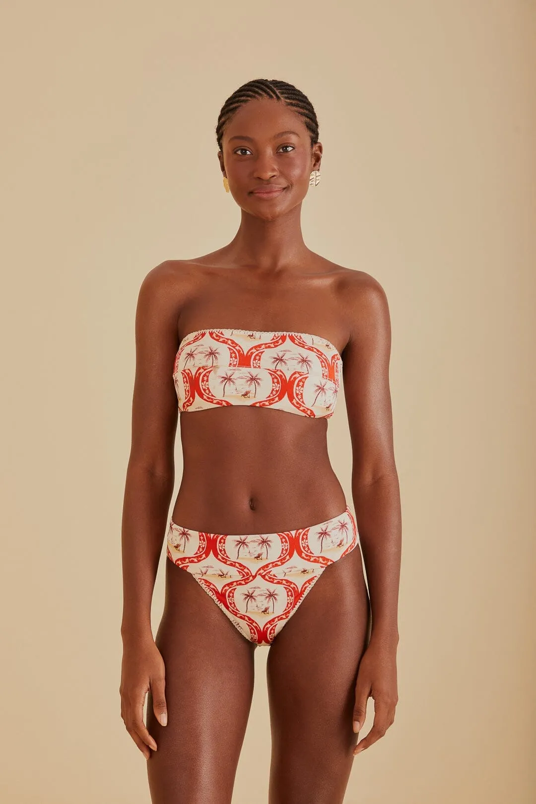 UltraSoftFinish Summer Beach Bandeau Bikini Top