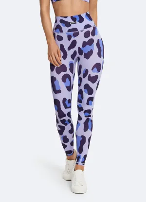 High-Waisted Leopard Leggings Outdoor Lover Thermal Warm Fitness Lover Dance Studio