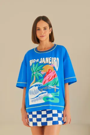 Rio De Janeiro Relaxed T-Shirt TactileStitching