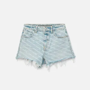 T by Alexander Wang Logo Bite Short - Pebble Beach Sweat Wicking Lining rooftop party look