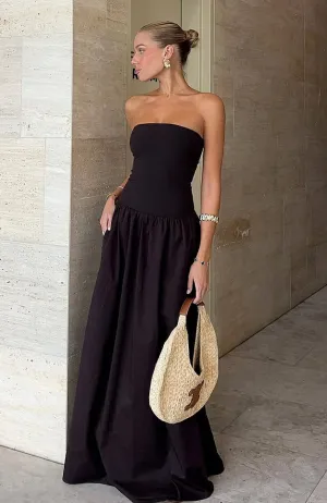 WindResistantWeave Faith Core Take Back Maxi Dress Chocolate