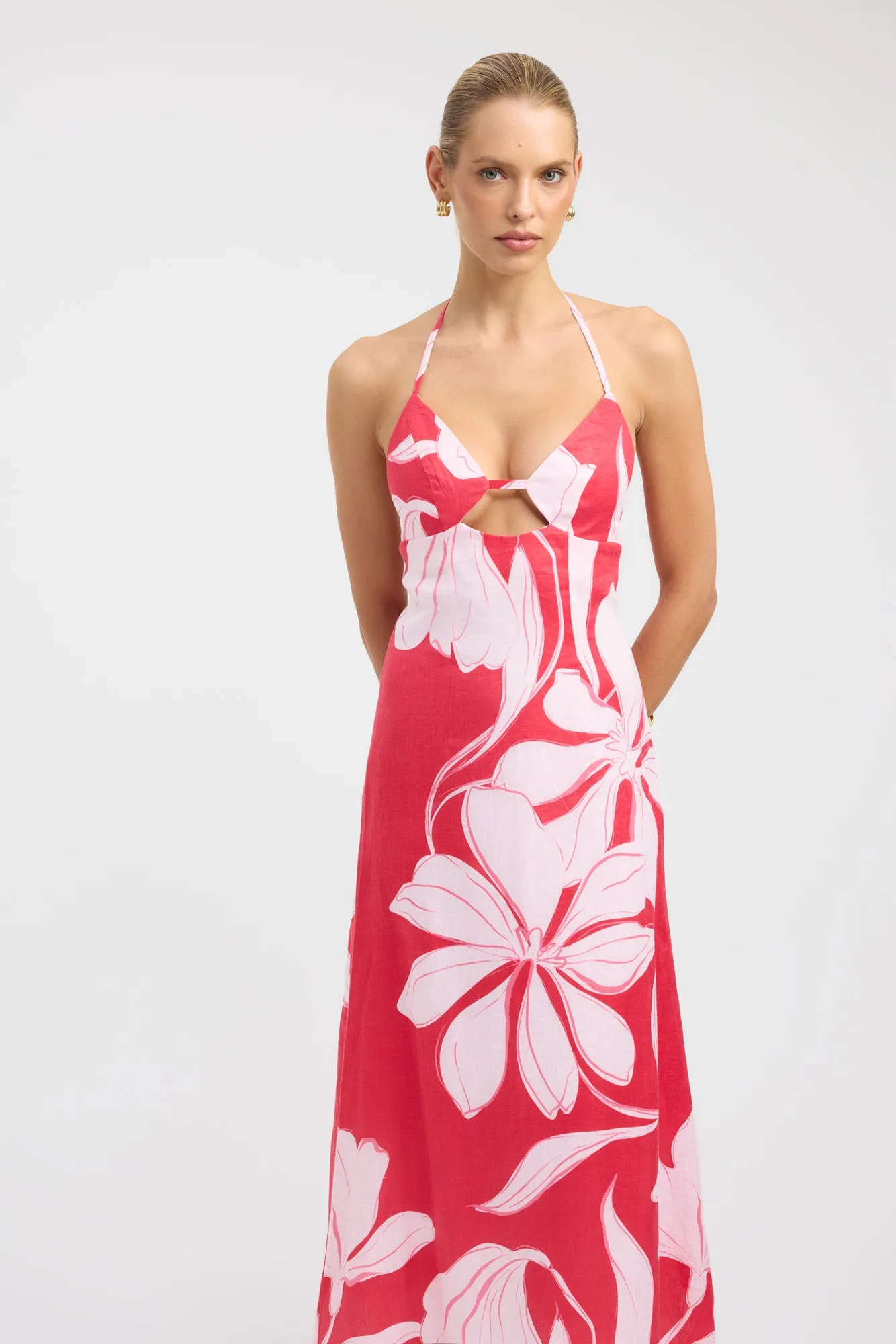 Bloom Maxi Dress AntiBacterialTreatment Heat Safe
