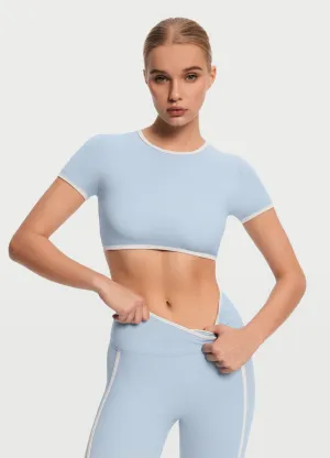 Casual Cropped T-Shirt Weekend Style RelaxedFit