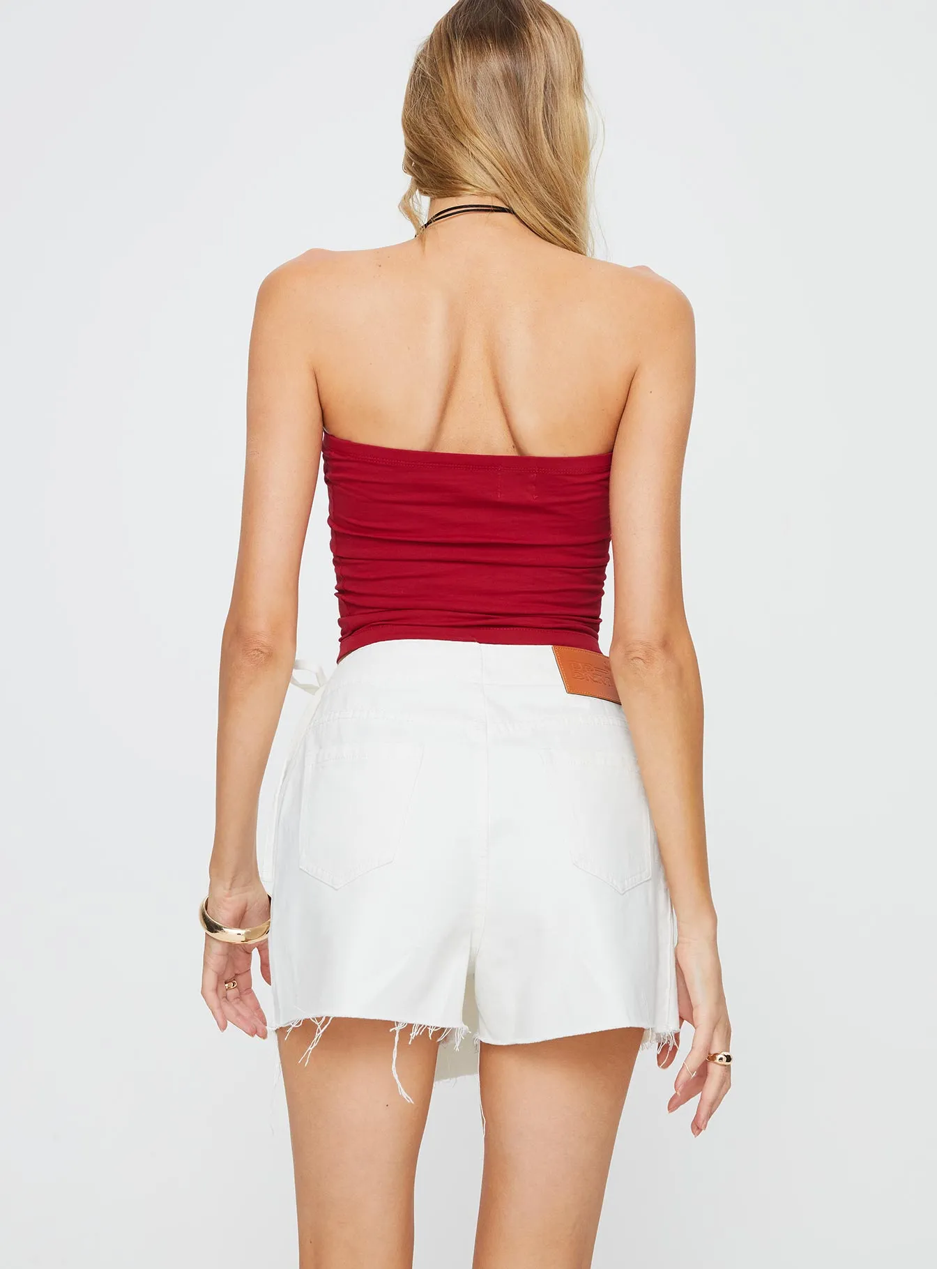 Alrita Denim Skort White Everyday Comfort Soft Lines