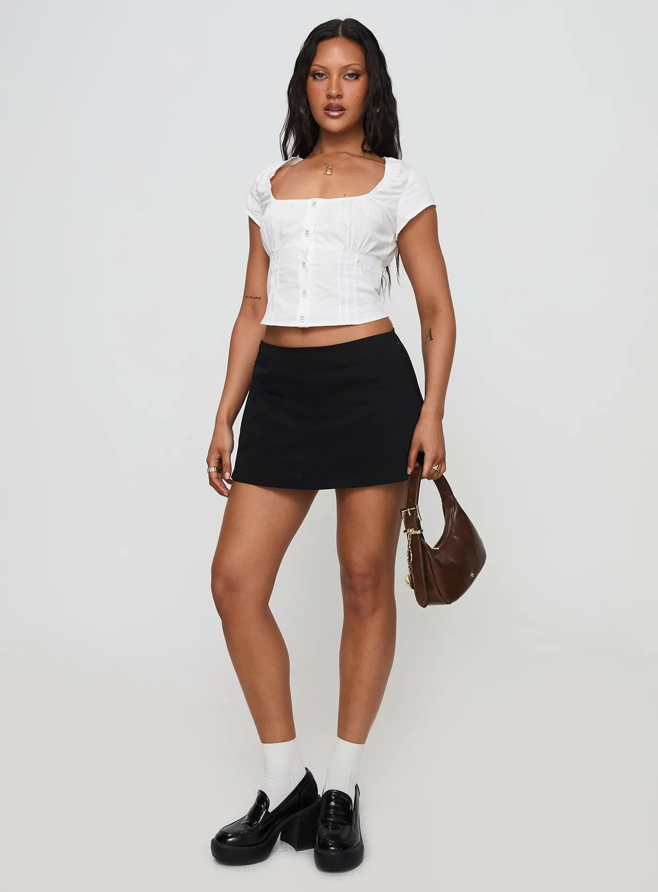 A line Sora Skort Black