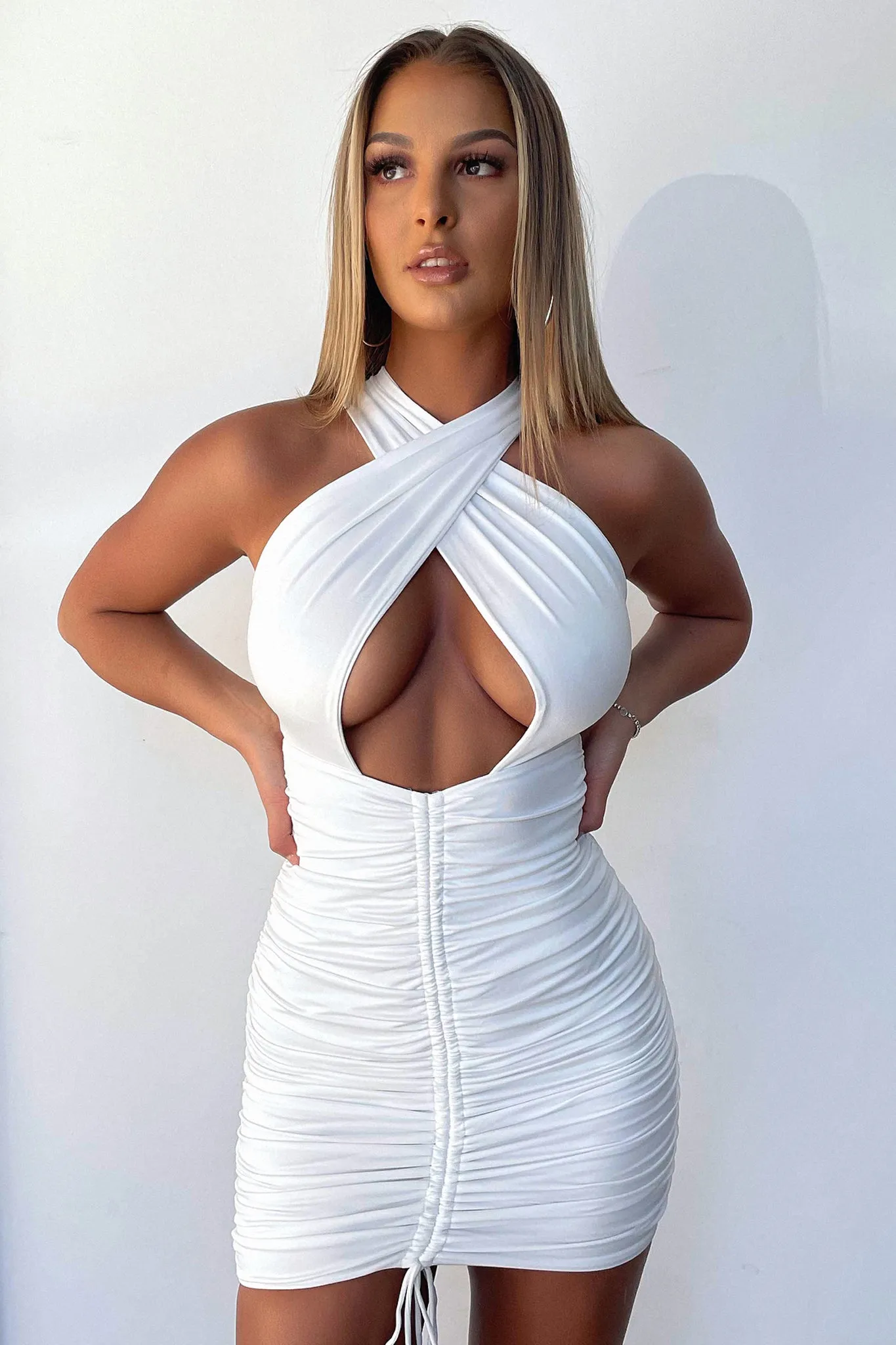 Boho Vibes Zeke Dress - White