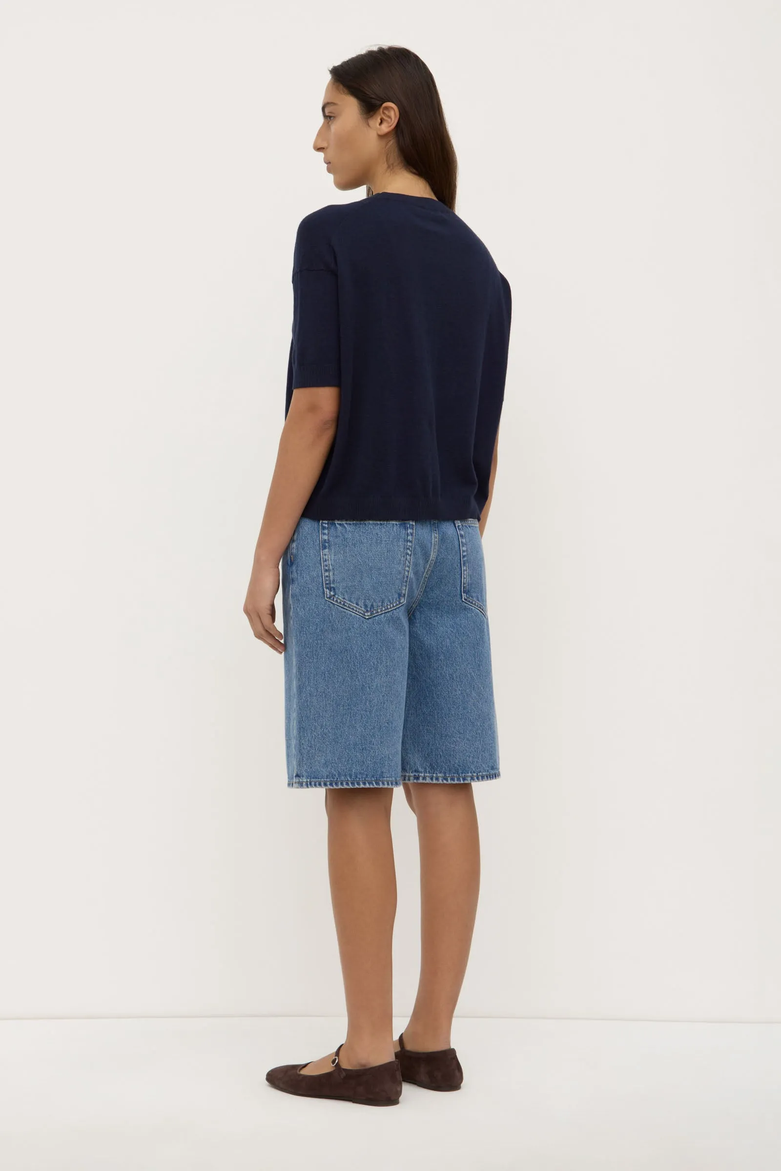 FlexibleFit Vanya Cotton Cashmere Knit Tee