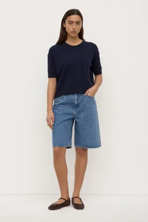 Fearless Mode Clear Mind Vanya Cotton Cashmere Knit Tee