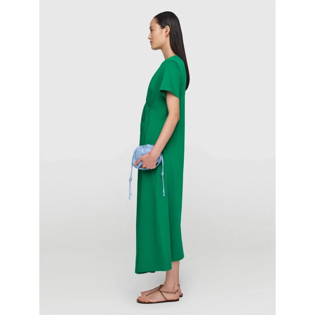 StretchableFabric Emerald Organic Cotton Jersey Dress
