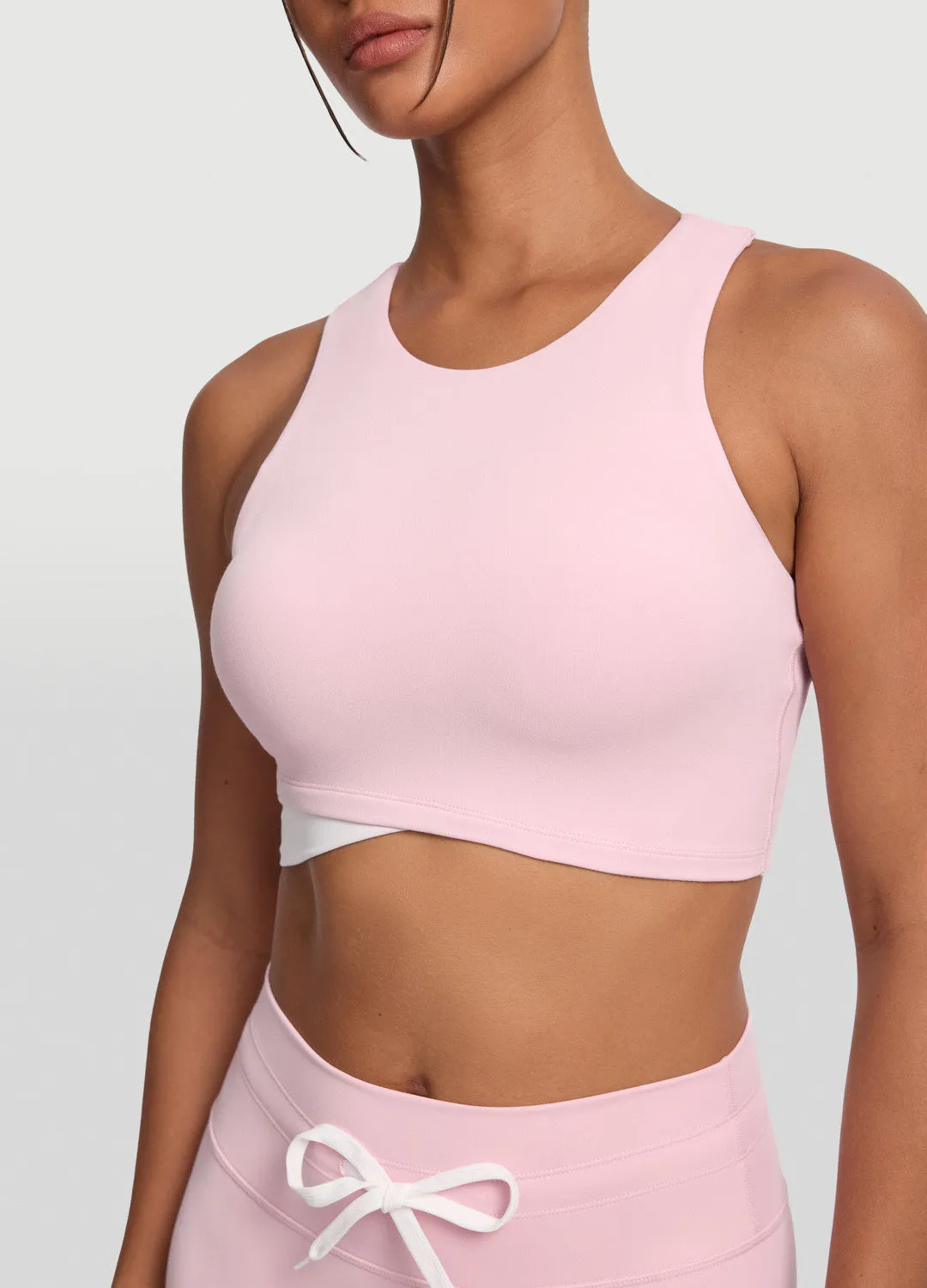 Two-Tone Crop Top long - lasting