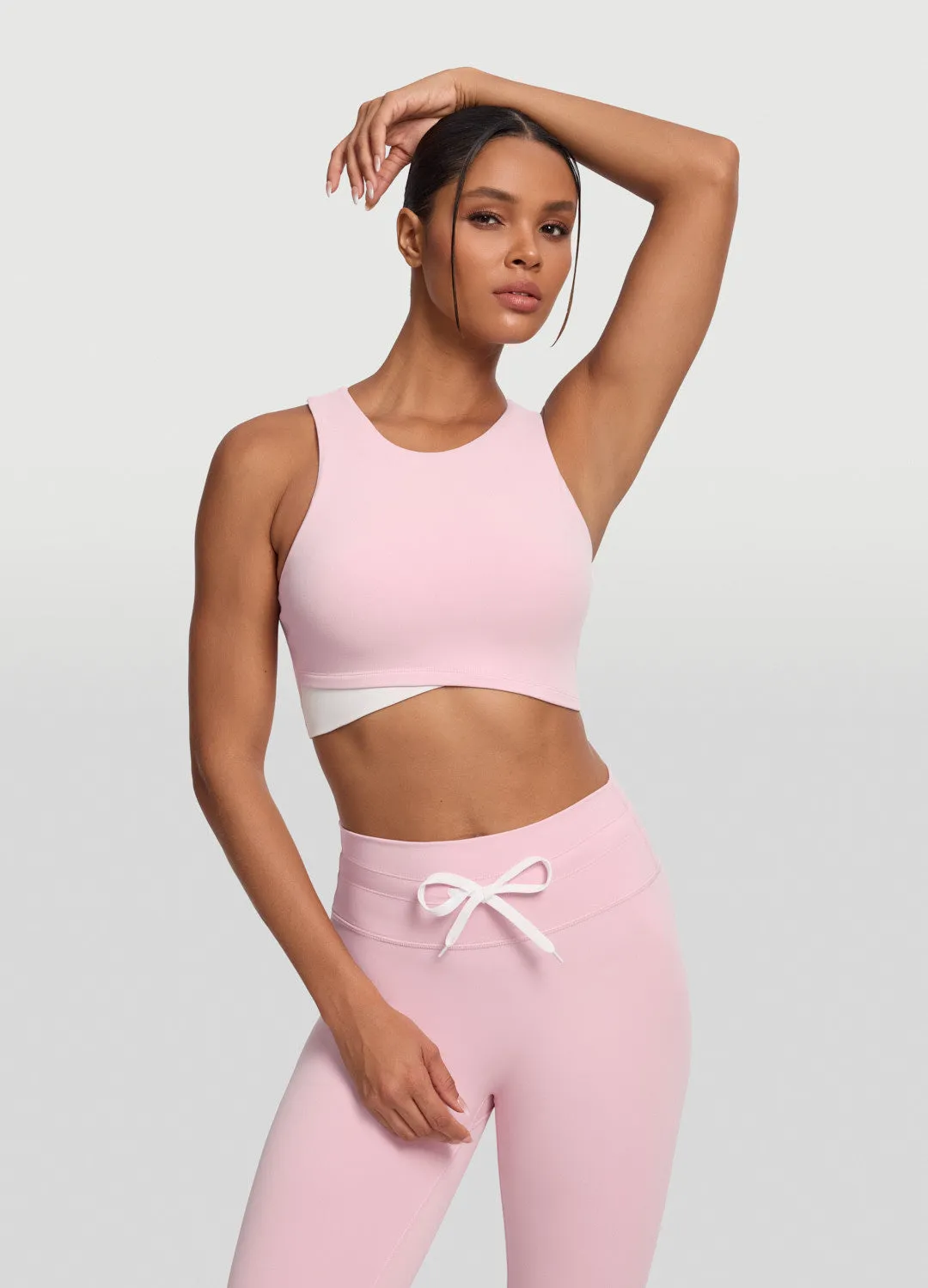 Two-Tone Crop Top surveillance Body Mapped Ventilation