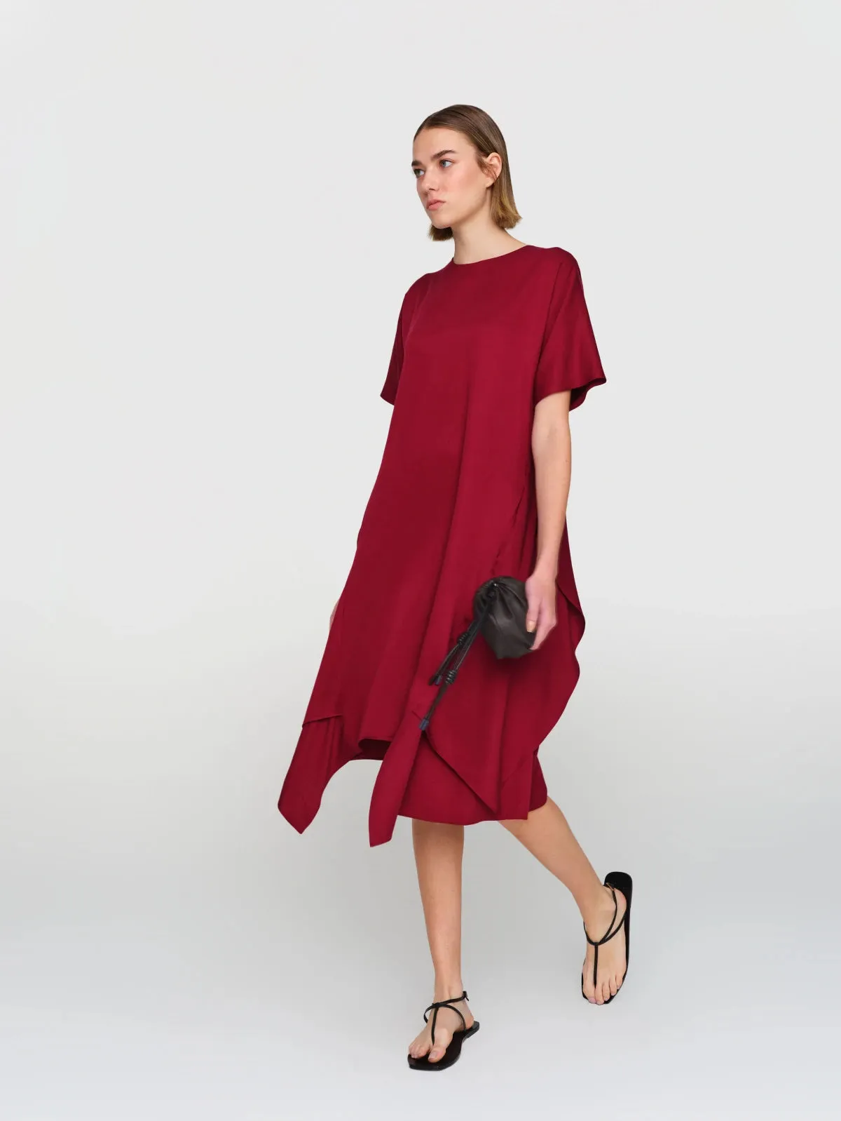 Opaque Tone StainRepellentSurface Avi Twill Dress